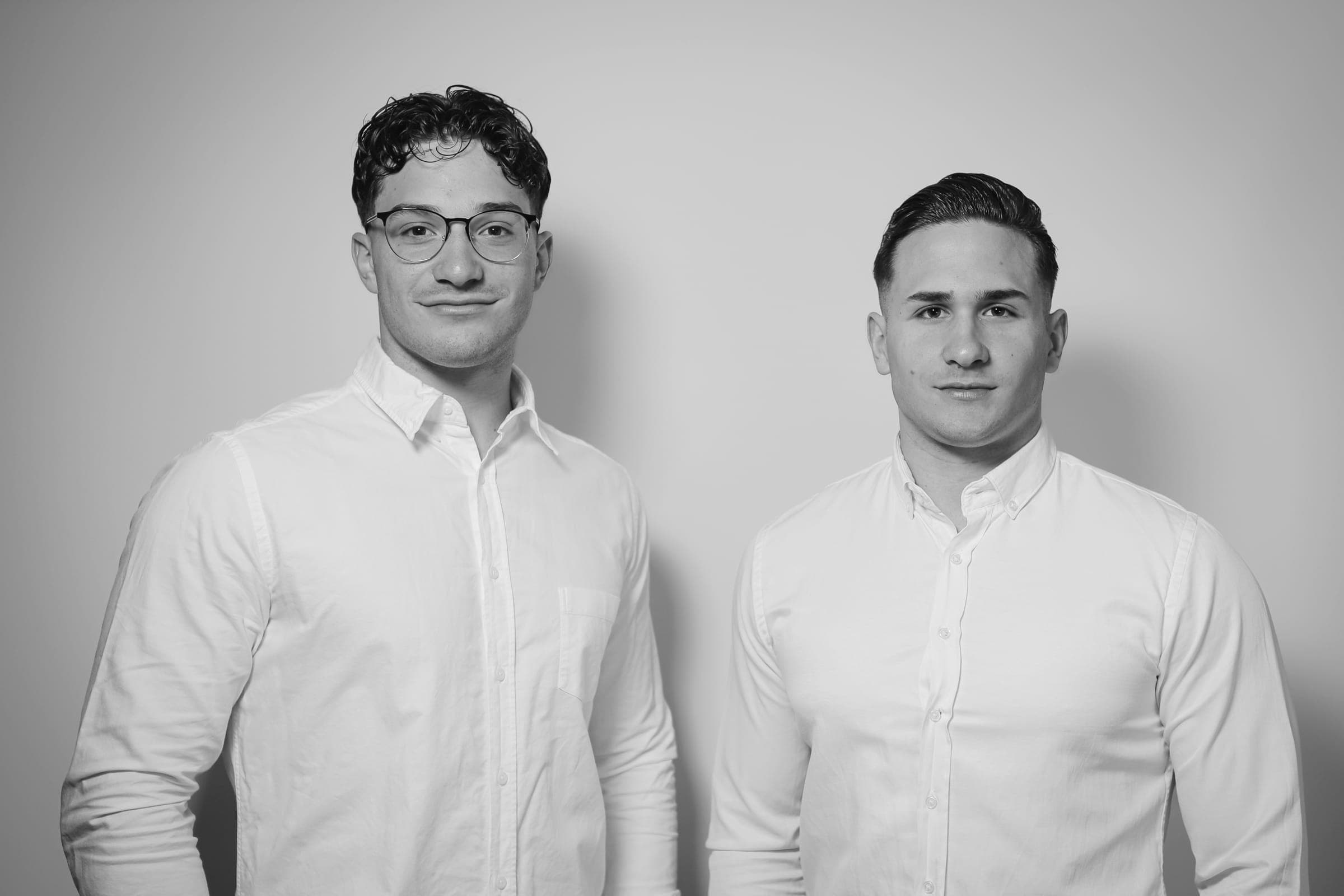 Dusan Dimitris Janca and Aleksandar Janca, co-founders of Code2b